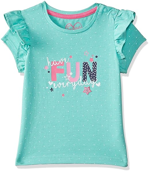 Baby Girls Animal Print Regular Fit T-Shirt