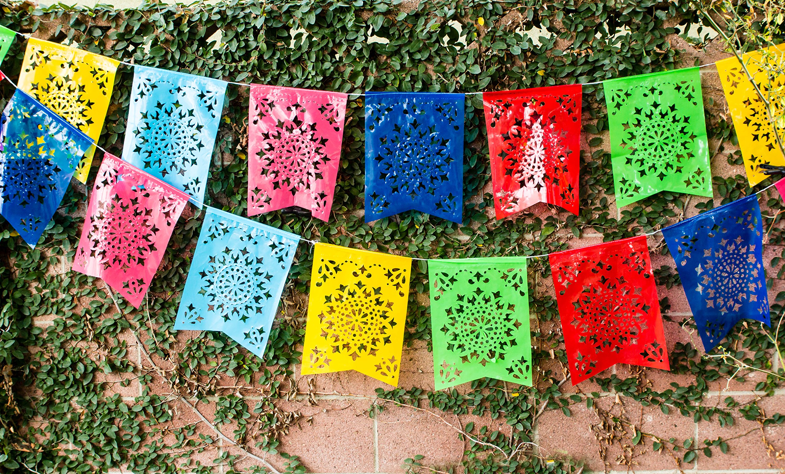 Paper Full Of Wishes I Mexican Plastic Fishtail Shaped Papel Picado Banner I Flor De Sol I Multi Color Ideal For Mexican Themed Celebrations On Galleon Philippines