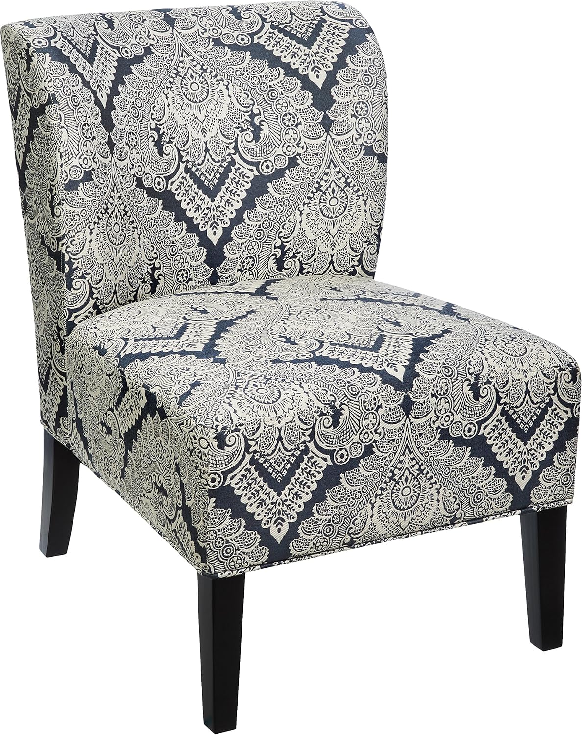 Red Hook Martina Contemporary Upholstered Armless Accent Chair - Frozen