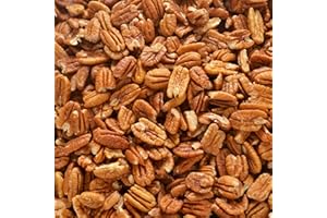 Pecan Shop Raw Unpasteurized Shelled Texas Native Pecans, Wild-Harvested and Tested Pesticide-Free Pecan Halves in Oxygen-Barrier Bag for Peak Freshness - 5 lb