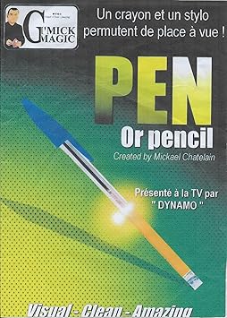 Pen Or Pencil By Mickael Chatelain Trick Amazon Fr Jeux Et Jouets