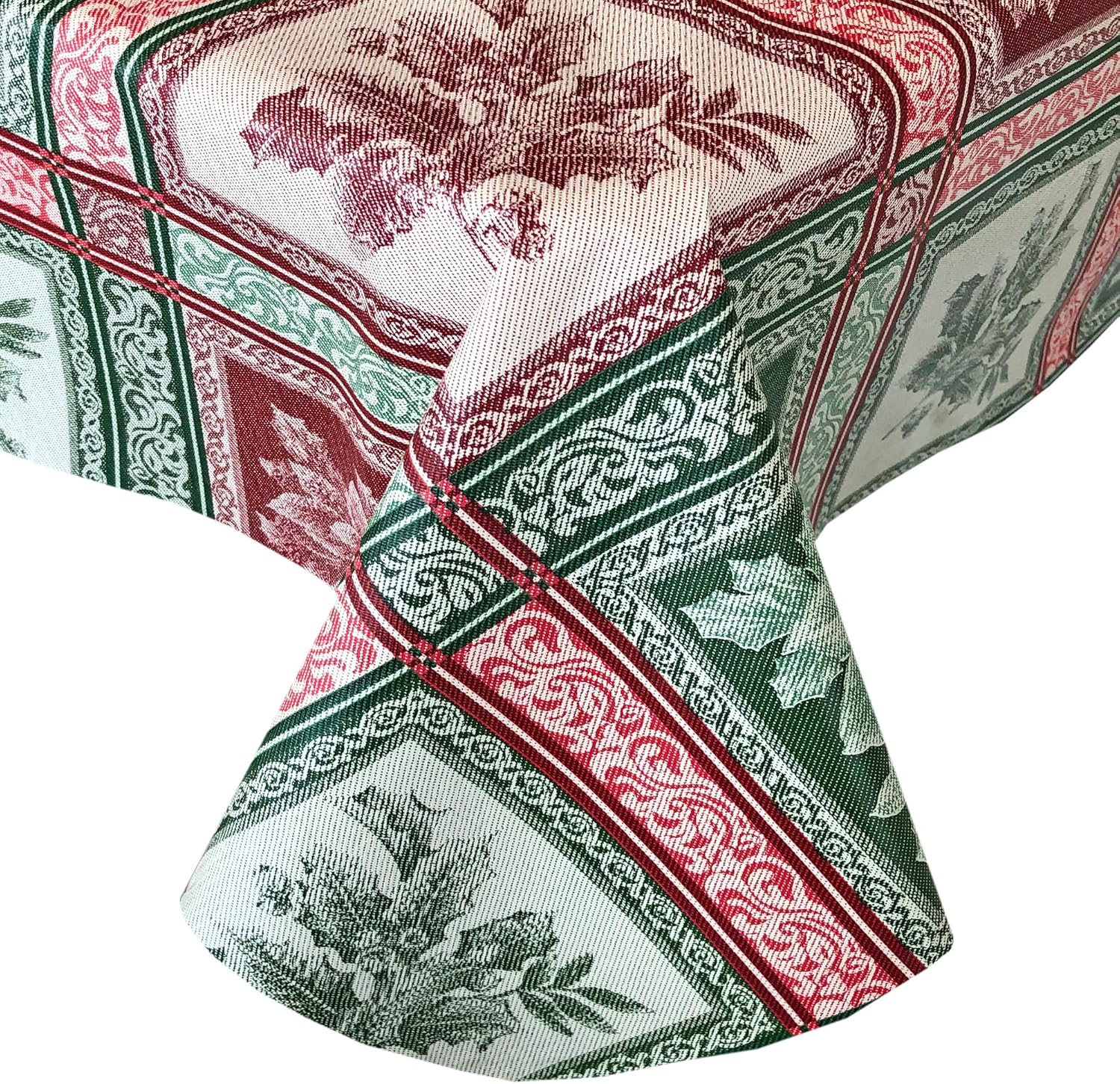 Best christmas table cloth round vinyl