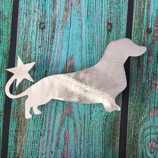 Dachshund Door Hanger Dachshund Wreath Christmas Gift Long Haired