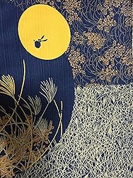 Furoshiki Wrapping Cloth Rabbit in the Moon Navy