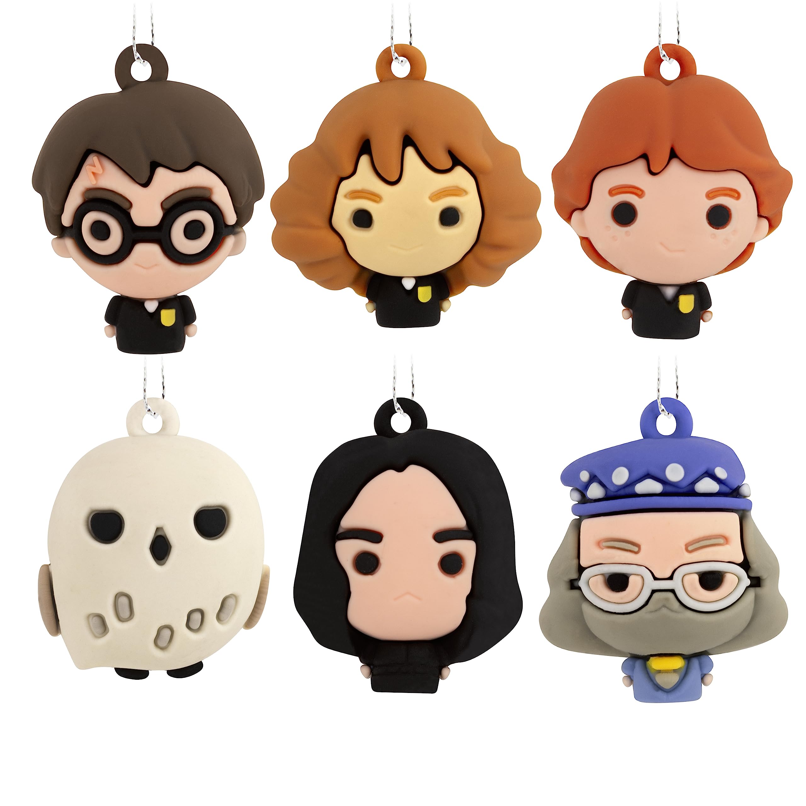 Hallmark Harry Potter and Friends Miniature Christmas Ornaments, Set of 6 (0002HCM9230)