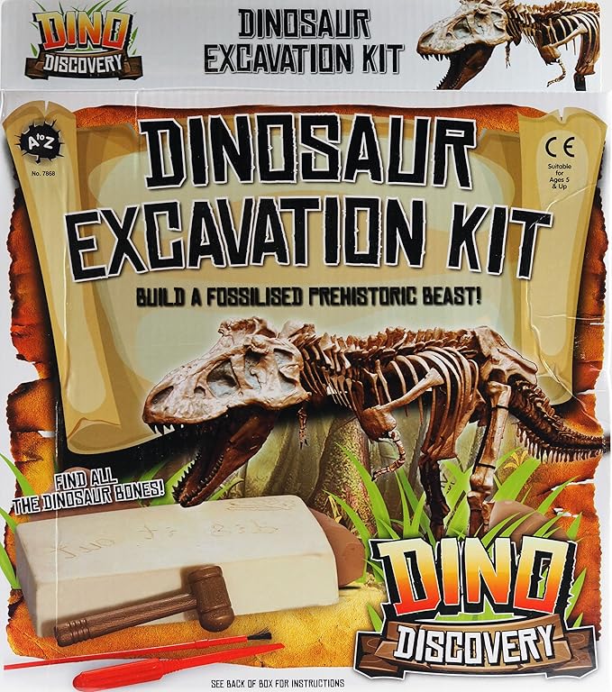 Large Dinosaur Excavation Kit Dig Out Bones And Create A Dino Toy