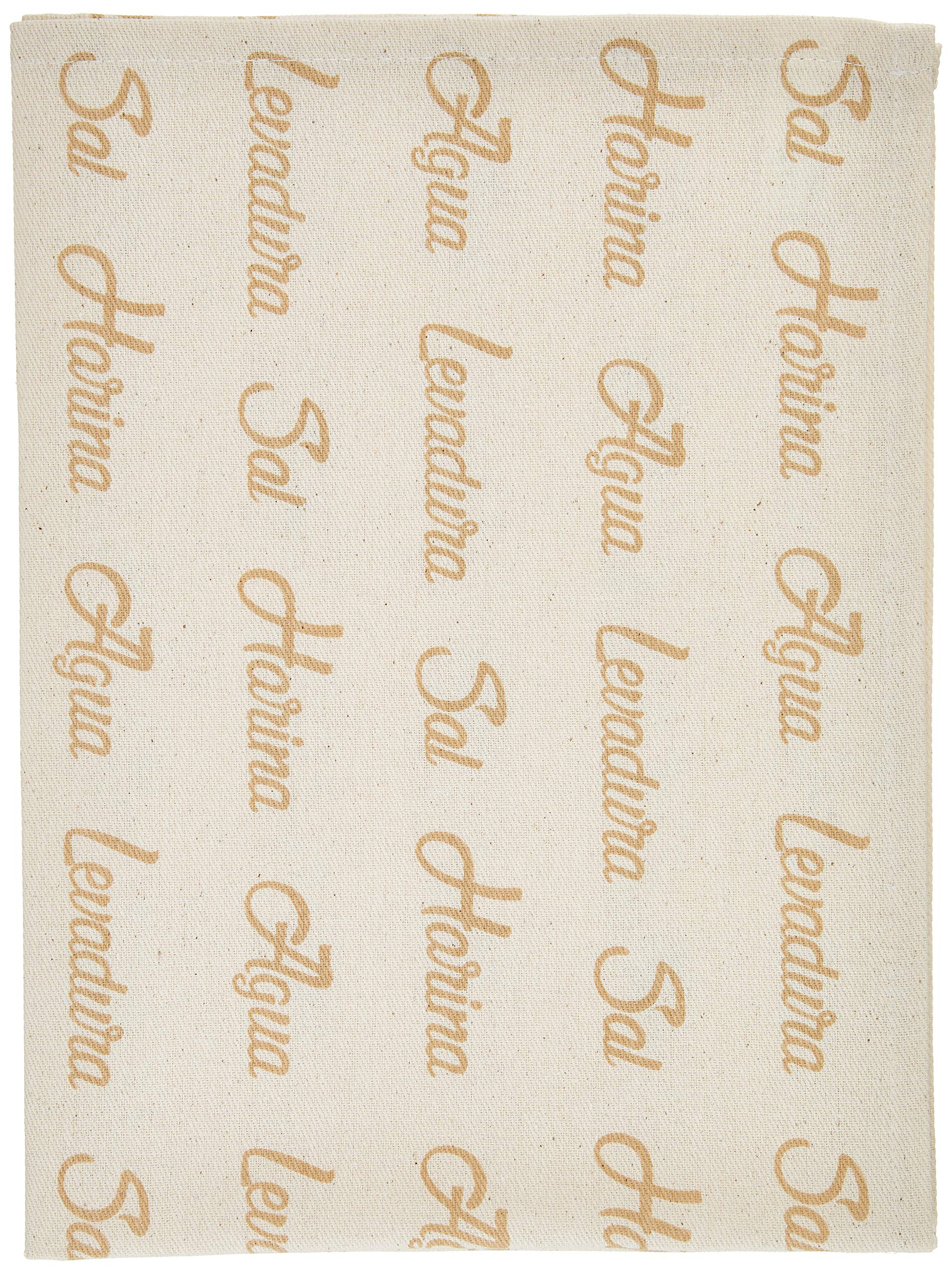 MI CASA My Home Kitchen Towel 50 x 70 Letters Beige