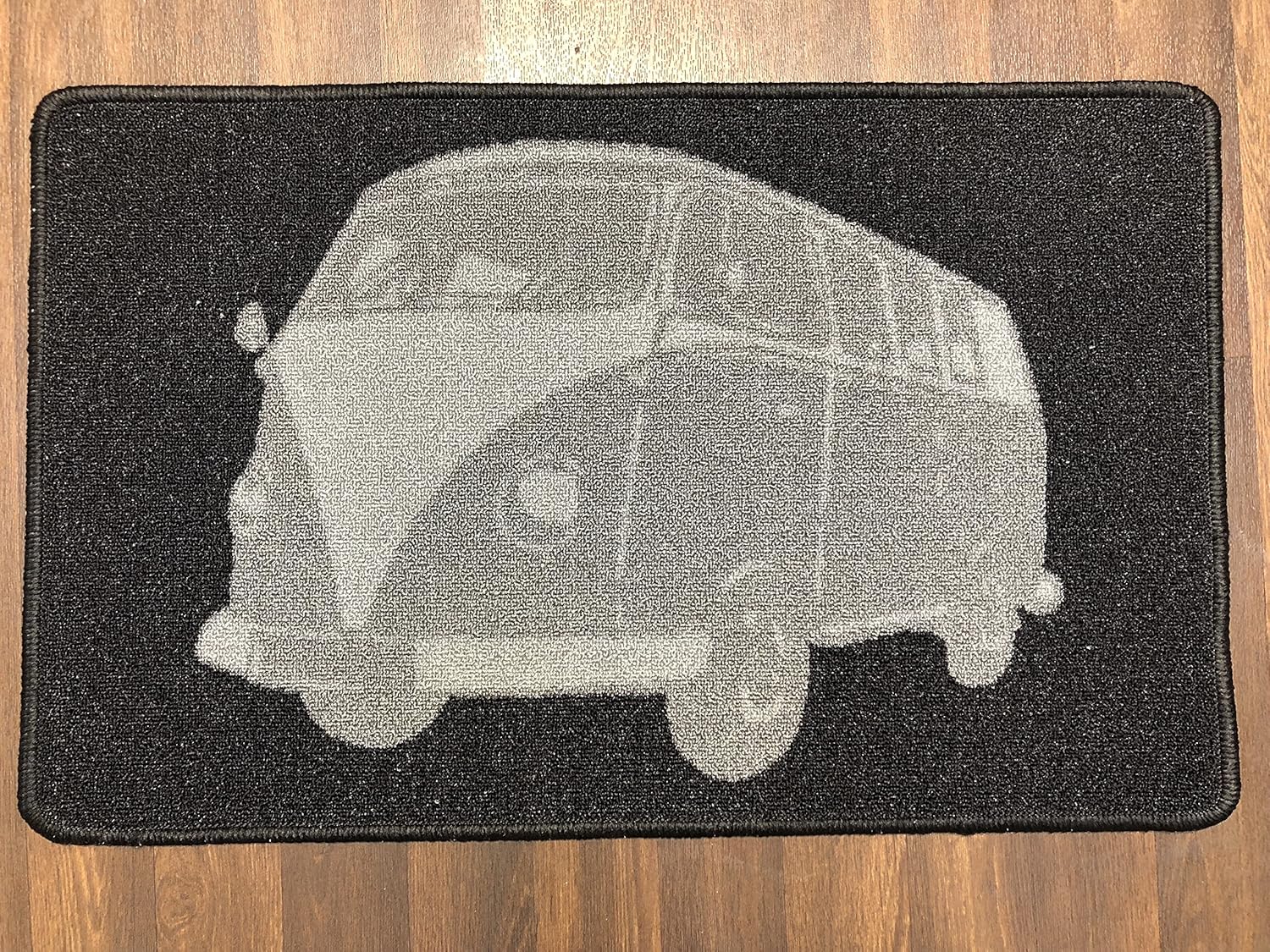 Retro Non Slip Camper Van Door Mat 50x80cm In Grey/Black Amazon.co.uk