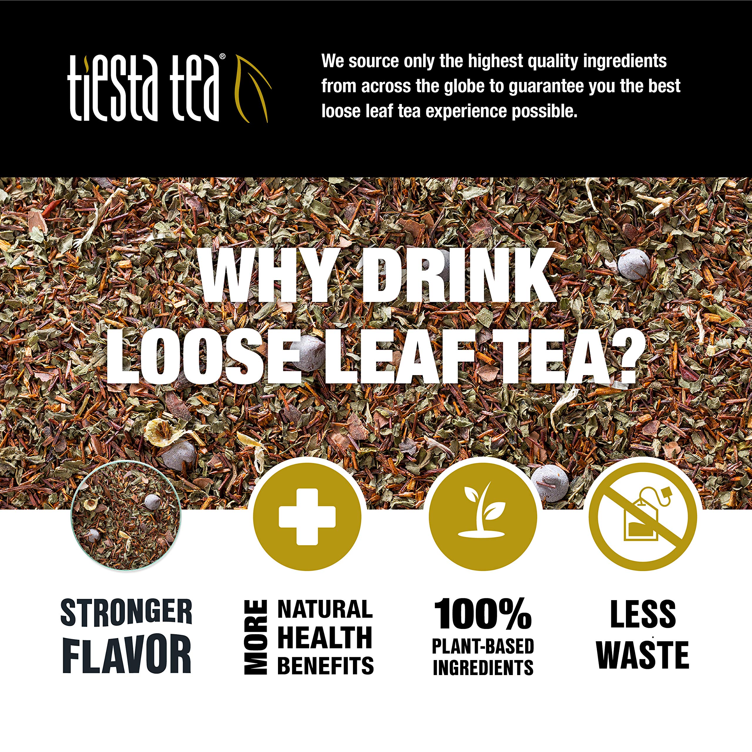Tiesta Tea Peppermint Cocoa, Loose Leaf Peppermint Rooibos Tea All