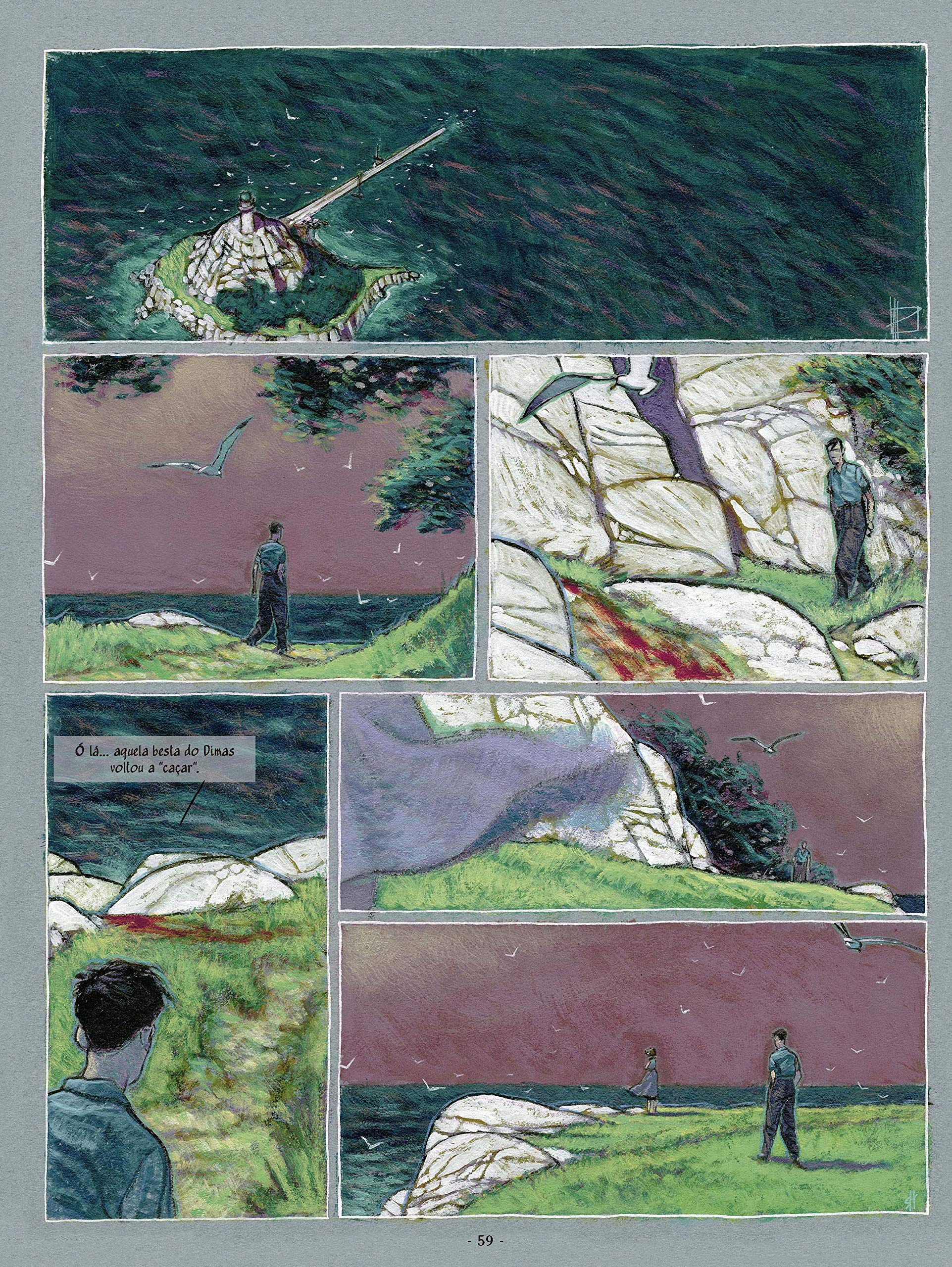 Livro 'Traço de Giz' por Miguelanxo Prado