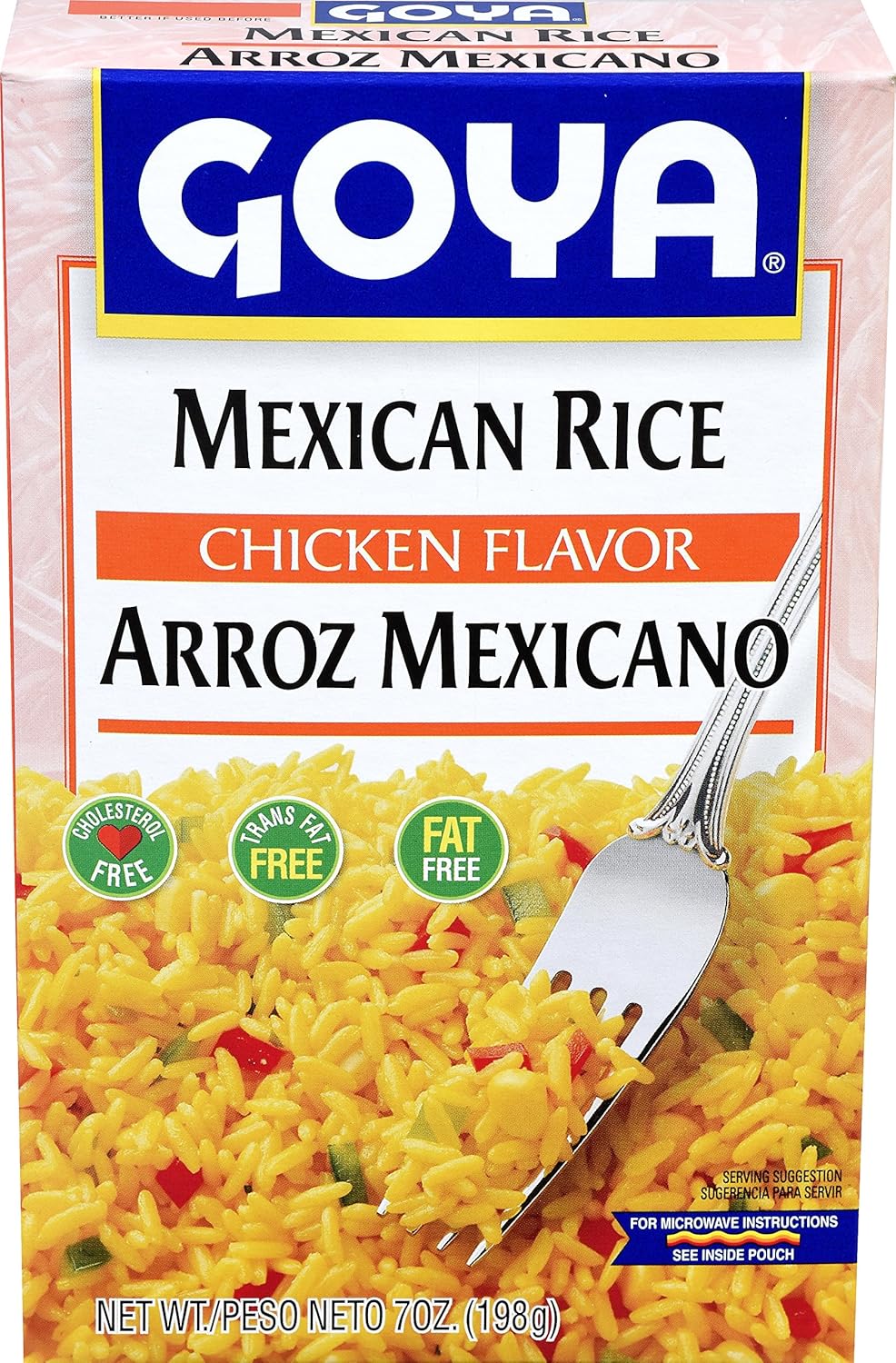 Amazon Com Goya Mexican Rice Mix Chicken Flavor 7 Ounce Grocery Gourmet Food