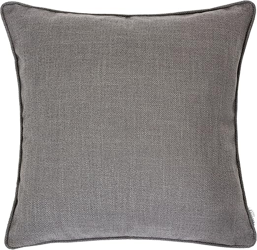 Amazon Com Homey Cozy Linen Textured Throw Pillow Cover Linen