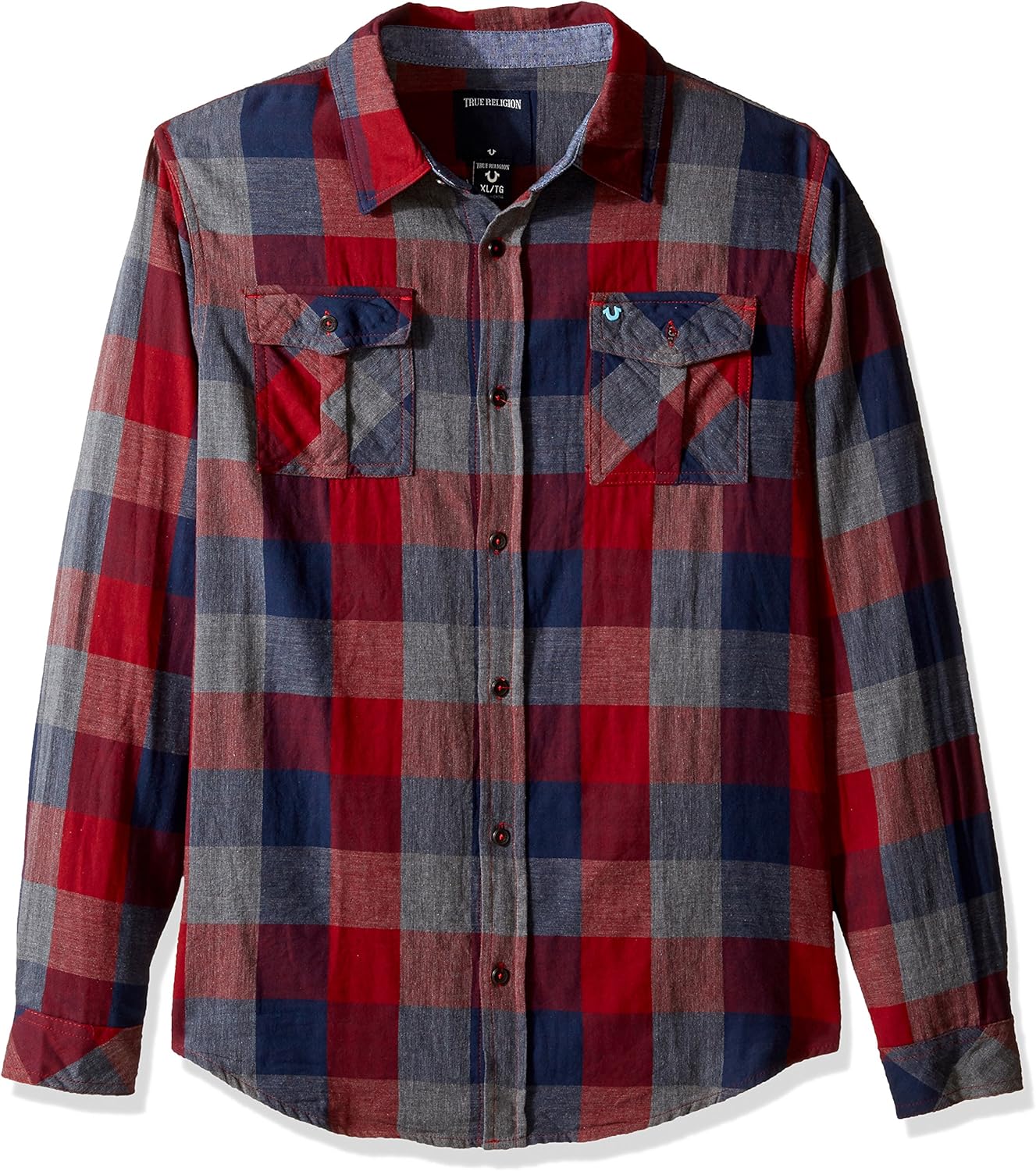 true religion plaid shirt