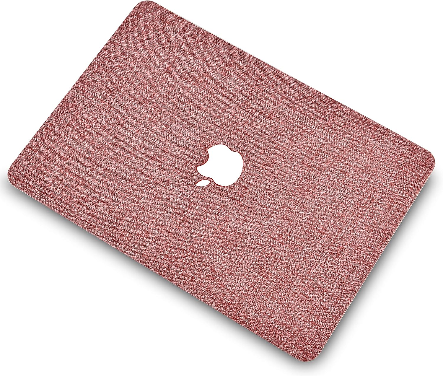 KECC Laptop Case Compatible with MacBook Air 13" Retina (2020/2019/2018, Touch ID) w/Keyboard Cover + Sleeve + Screen Protector (4 in 1 Bundle) Plastic Hard Shell Case A1932 (Red Fabric): Computers & Accessories
