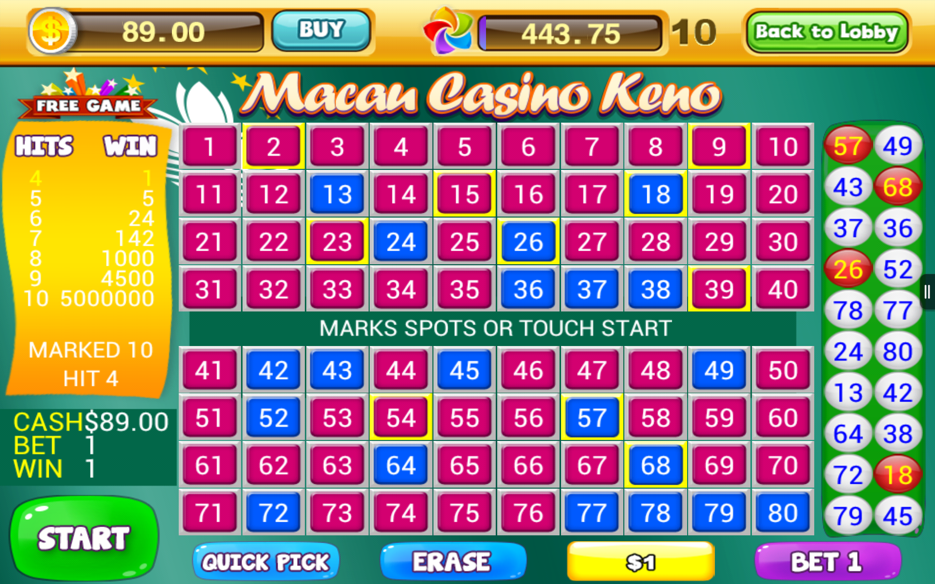 World Casino Free Keno Games Amazon.es Apps y Juegos