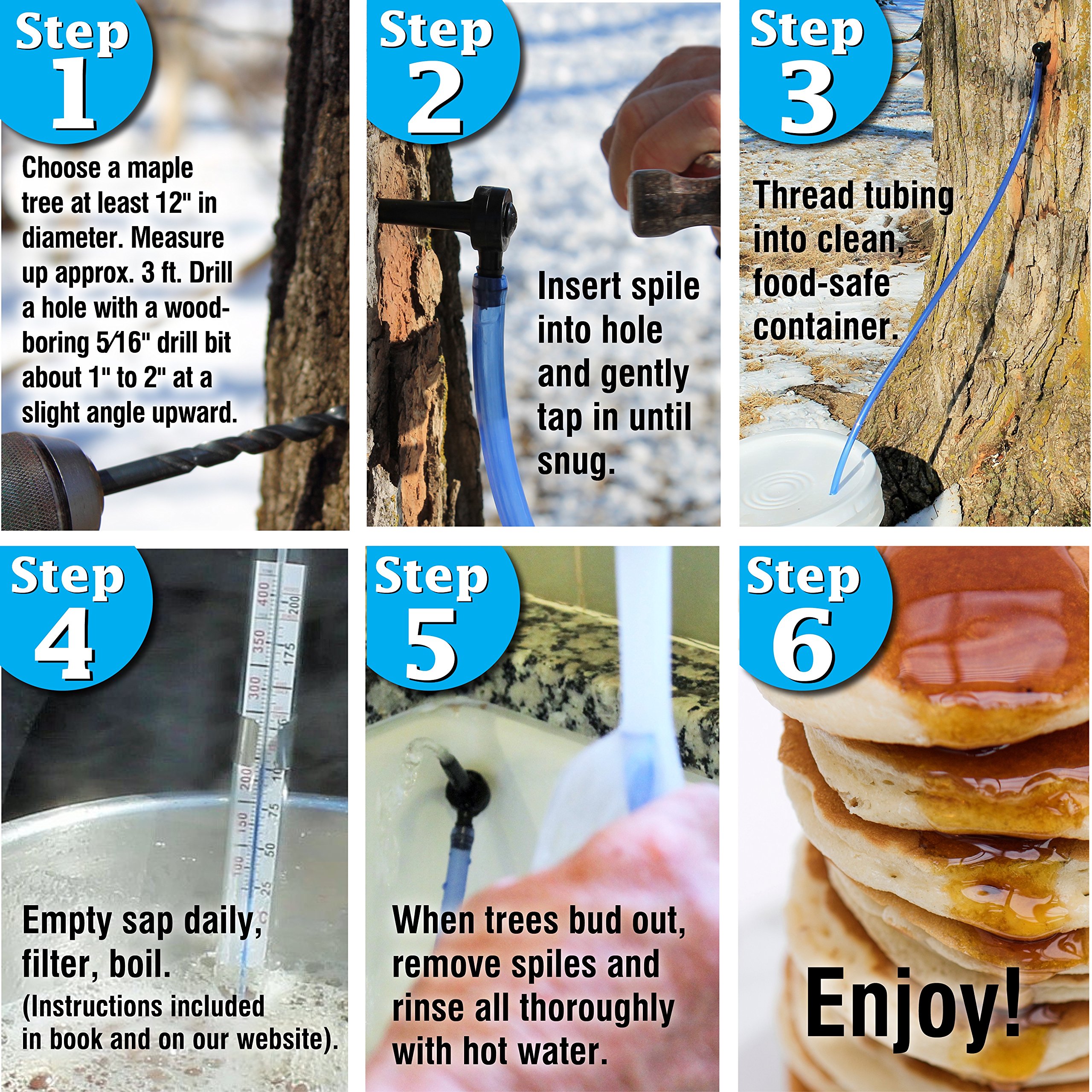 Maple Syrup Tree Tapping Kit 10 Taps + (10) 3Foot Drop Line Tubes + (2) 640522795277 eBay