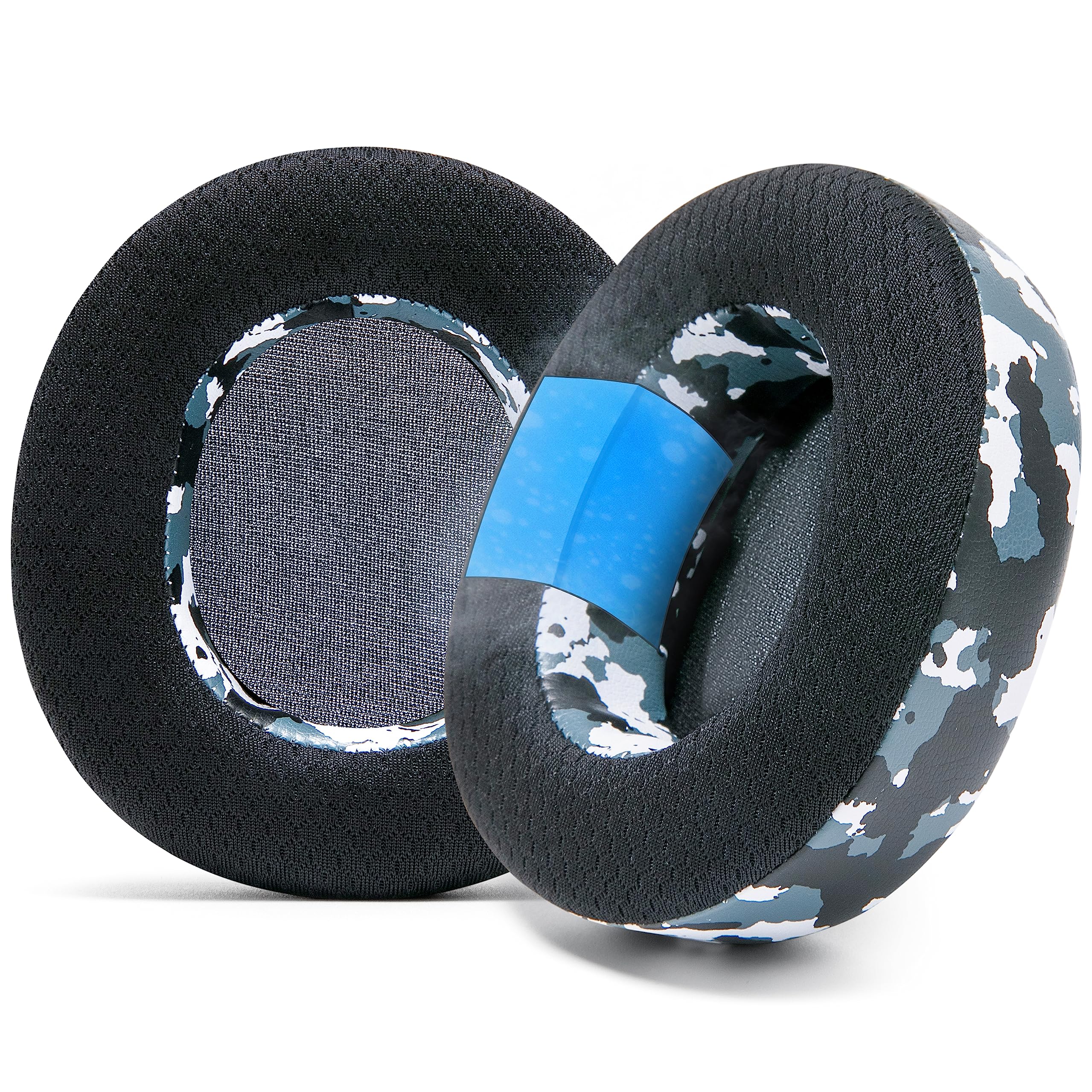 WC Freeze Nova Pro Wireless - Cooling Gel Earpads for Arctis Nova Pro Wireless & Nova Elite (Doesn’t Fit Other Models), by Wicked Cushions, Extra Thick & Comfortable | Snow Camo — image 1