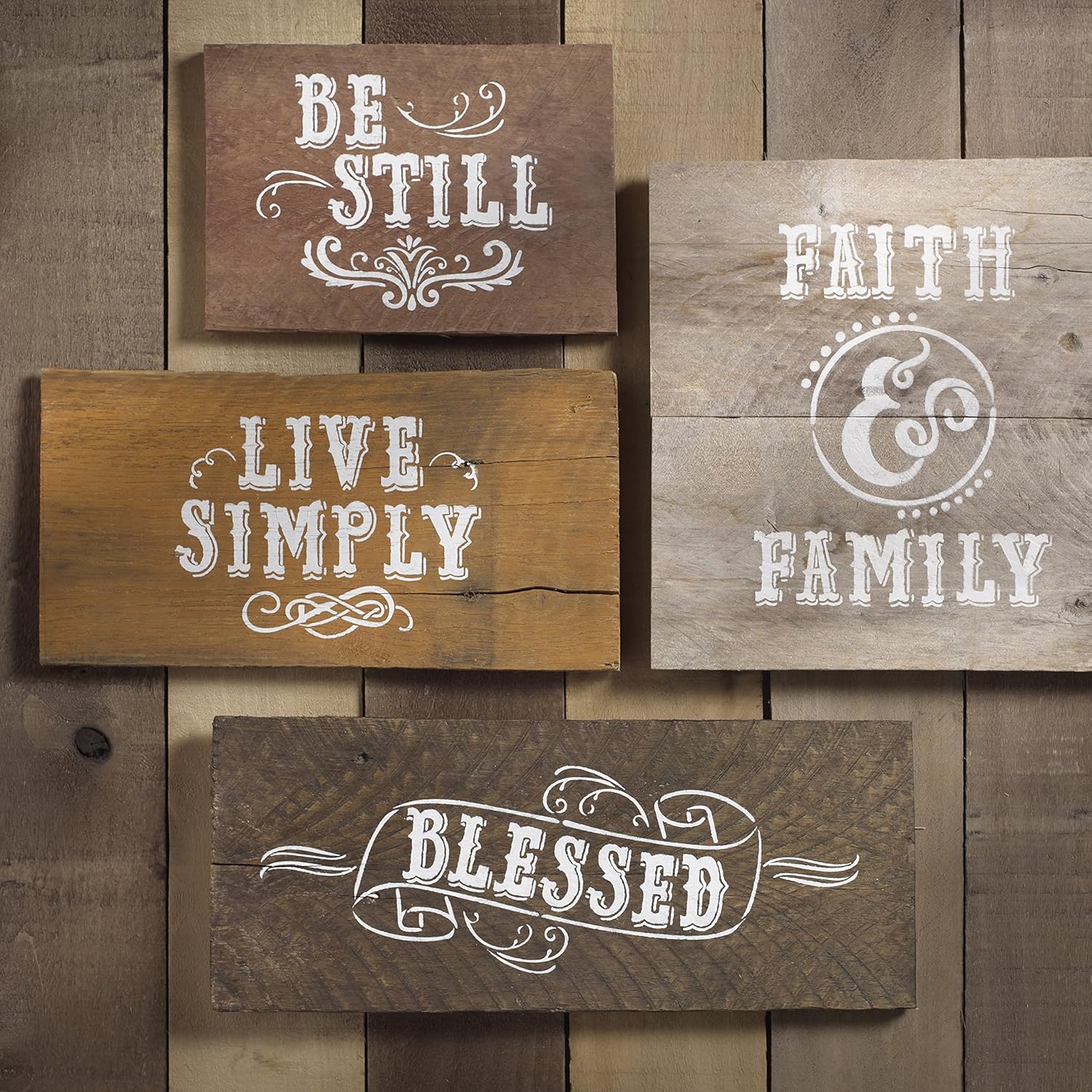 FolkArt Market Fresh Lily & Val Stencil Pack