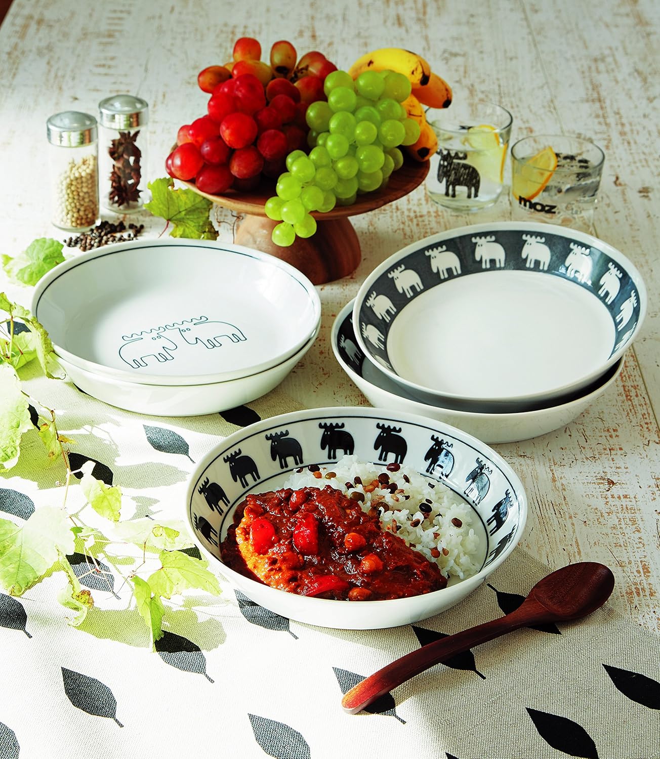 モズ カレー皿セット