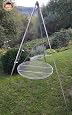 Huber Grillrost Edelstahl 60 Cm – Mit Kette Und Karabiner, Made In Germany