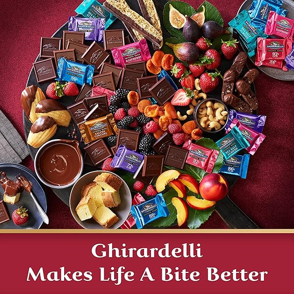 GHIRARDELLI DARK ASSORTED SQUARES BAG, X-LARGE, 14.86 OUNCE