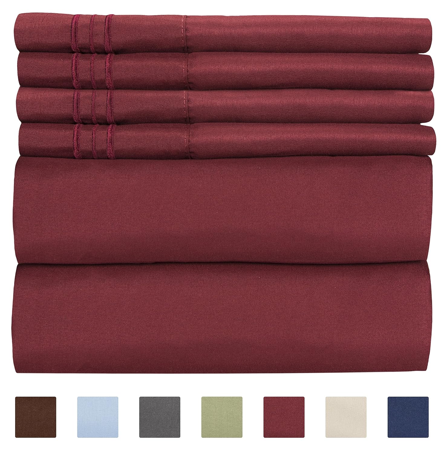 Extra Deep Pocket Sheets - 4 Piece Sheet Set - Queen Sheets Deep Pocket