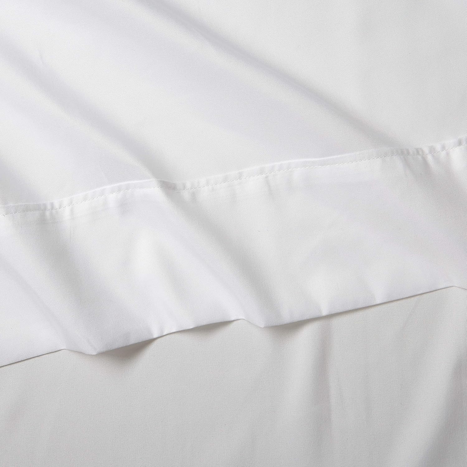 CC&DD HOME FASHION Velvety Brushed Microfiber Flat Sheets, 2-Pack Twin, White: Home & Kitchen