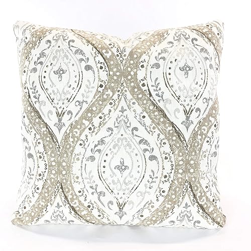 Amazon Com Farmhouse Pillow Covers Gray Tan Cream Decorative