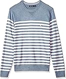 Nautica Long Sleeve Bretton Stripe Crew Neck Sweater