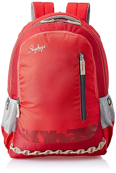 Skybags Red Laptop Backpack (LPBPVI3ERED)