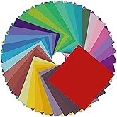 Origami Paper Double Sided Color - 200 Sheets - 20 Colors - 6 Inch Square Easy Fold Paper for Beginner