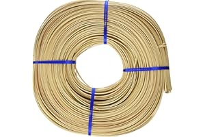 Commonwealth Basket Flat Oval Reed 3/16-Inch 1-Pound Coil, Approximately 275-Feet