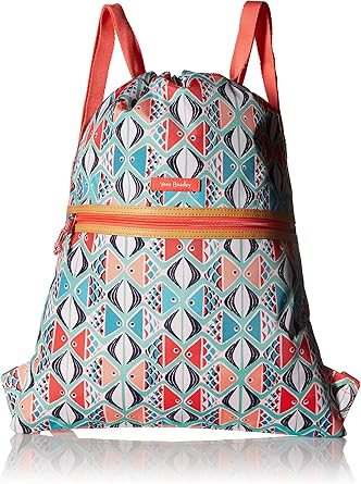 vera bradley lighten up drawstring backpack