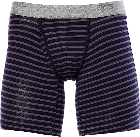 Amazon グンゼ ロングボクサー Yg ワイジー ベア天 ボーダー前あき メンズ ボクサー 通販