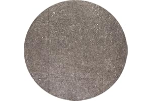 Anji Mountain Non Slip Extra Strong Protective Rug Pad for Hardwood Floor,Anti Slip Thick Area Rugs Pads, Non Slip Rug Grippers for All Surfaces Under Carpet Mat Gray/Tan, Round, 8' x 8'