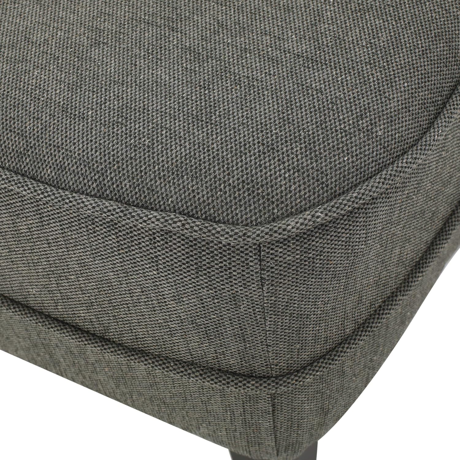 Christopher Knight Home Tafton Fabric Club Chair and Ottoman Set, 2-Pcs Set, Grey: Furniture & Decor