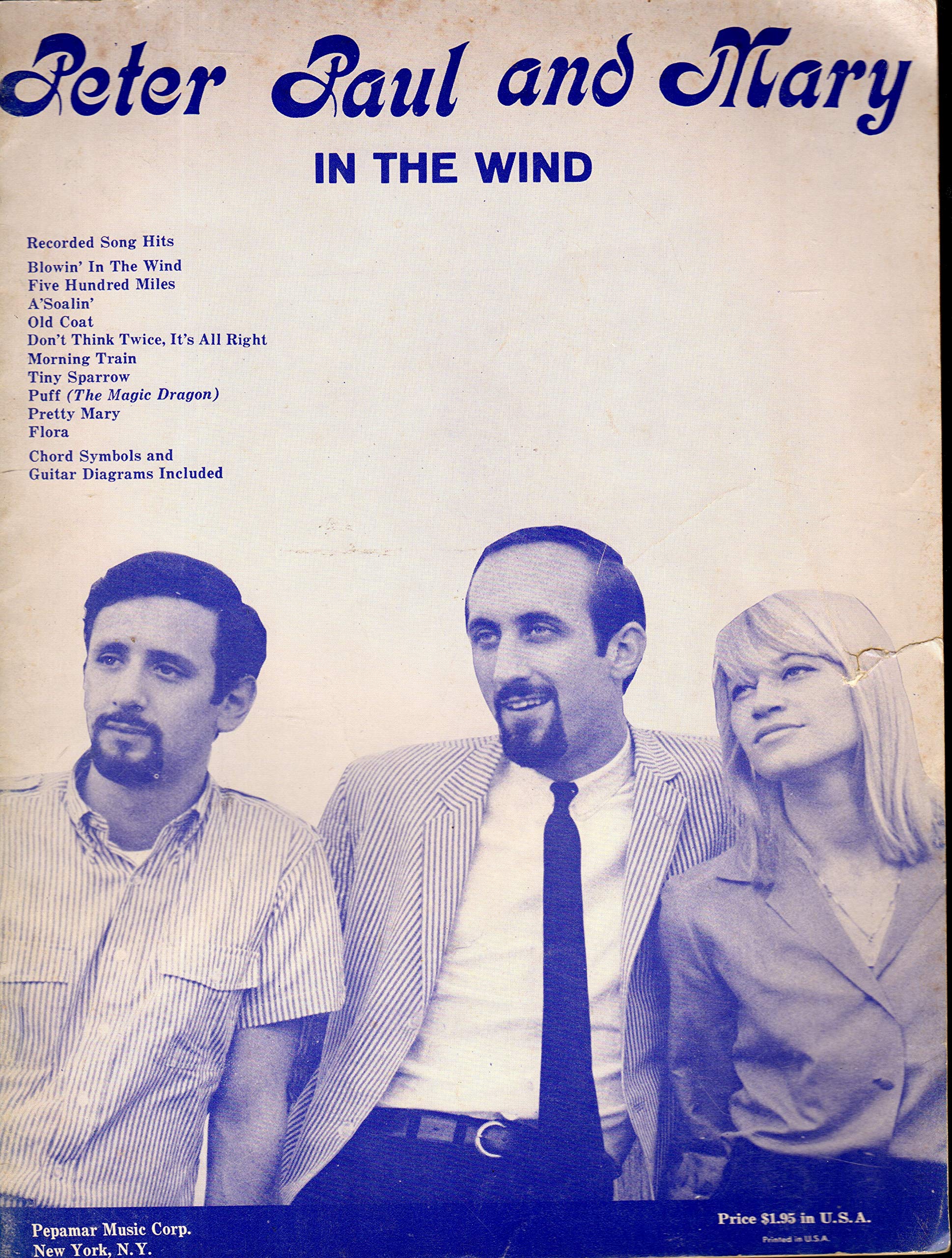 Peter Paul And Mary In Concert Songbook Peter Paul And Mary Amazon Com Books