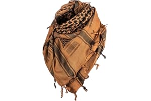 Texas Bushcraft Tactical Shemagh - Authentic Keffiyeh 100% Cotton for your Camping, Hiking and Backpacking Gear