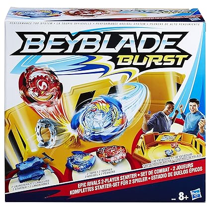 Beyblade Burst - B9498EU60 - Set de Combat  pour 2 Joueurs (2 toupies + 2 lanceurs + 1 arène)