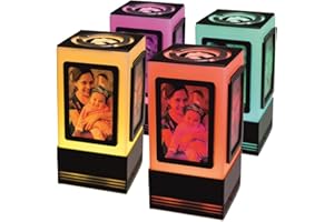 Telepathy - Friendship Lamp With 4 Insertable Photos | Long Distance Touch Lamps | Unique Handmade Gifts (SET OF 4)