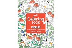 Posh Adult Coloring Book: Peanuts for Inspiration & Relaxation