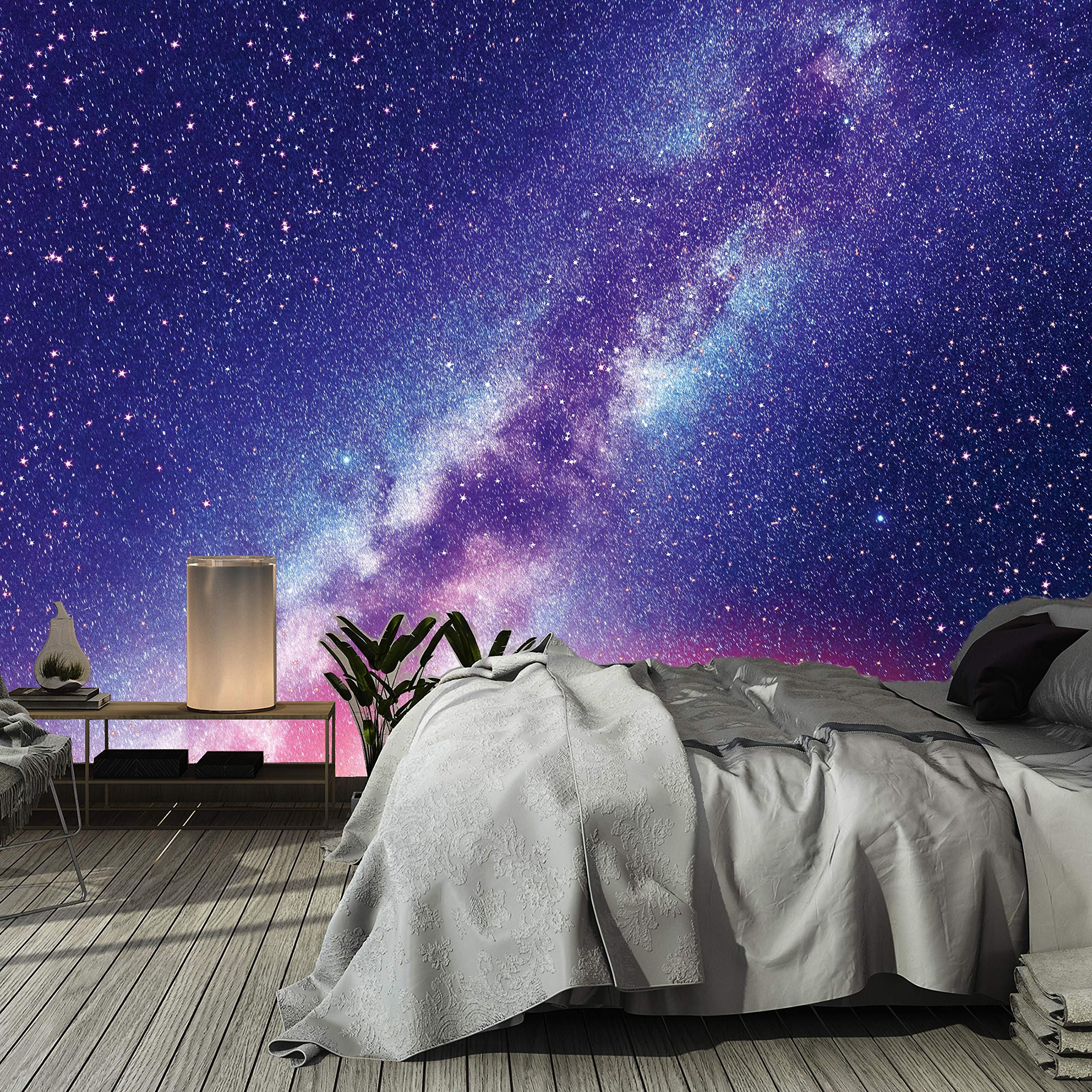 murimage Photo Wallpaper Universe 3D 366 x 254 cm Including Paste Wall Mural Galaxy Stars Cosmos Sky View Night Astral