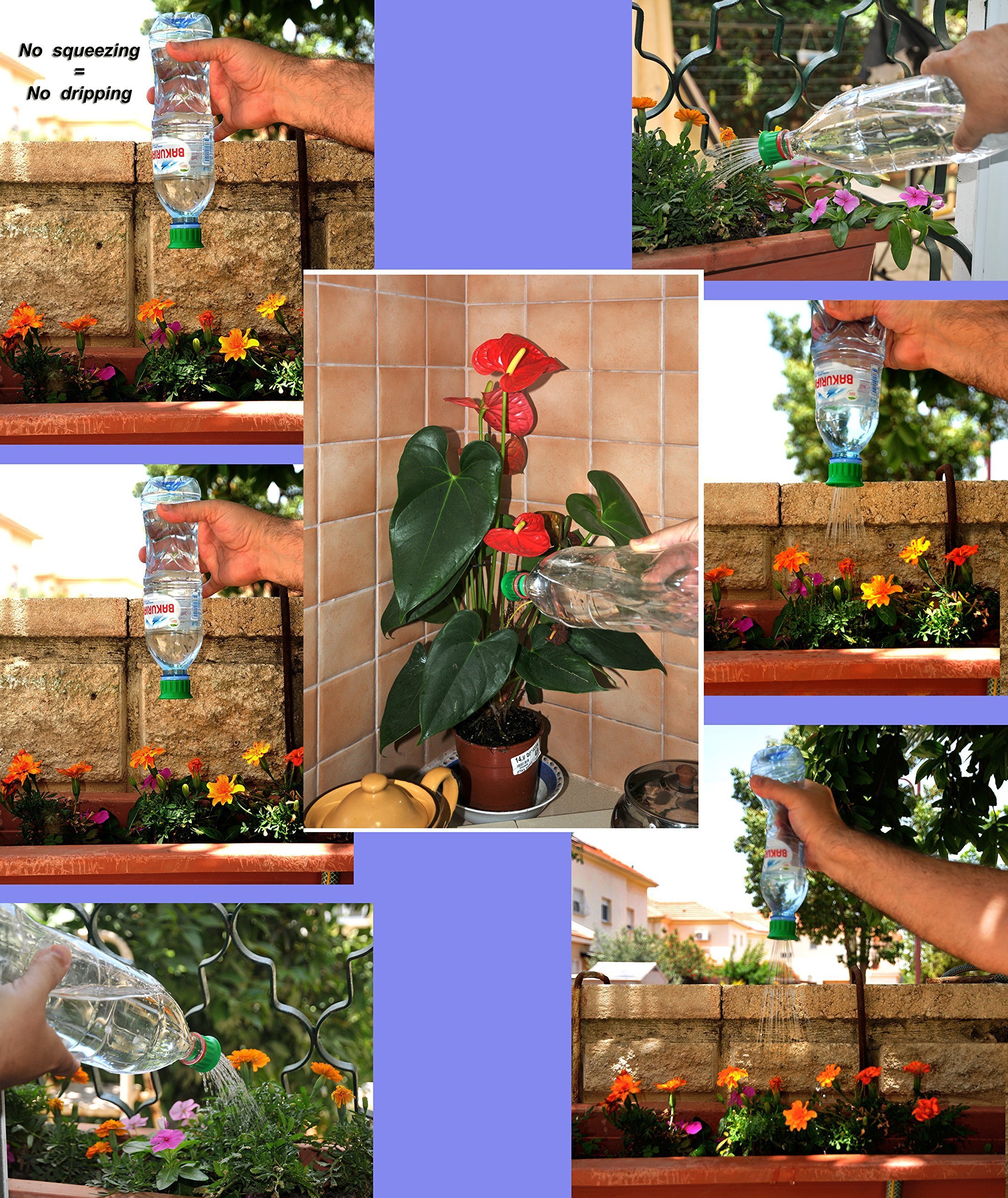 RAAYA GARDEN HOSE NOZZLE sprayer Swivel wand - Heavy Duty 9 Adjustable Pattern Pistol Grip Back & Front Trigger, Flow Control, Ergonomic, Watering & Cleaning: Car, Lawn, Pets – Maximum Satisfaction