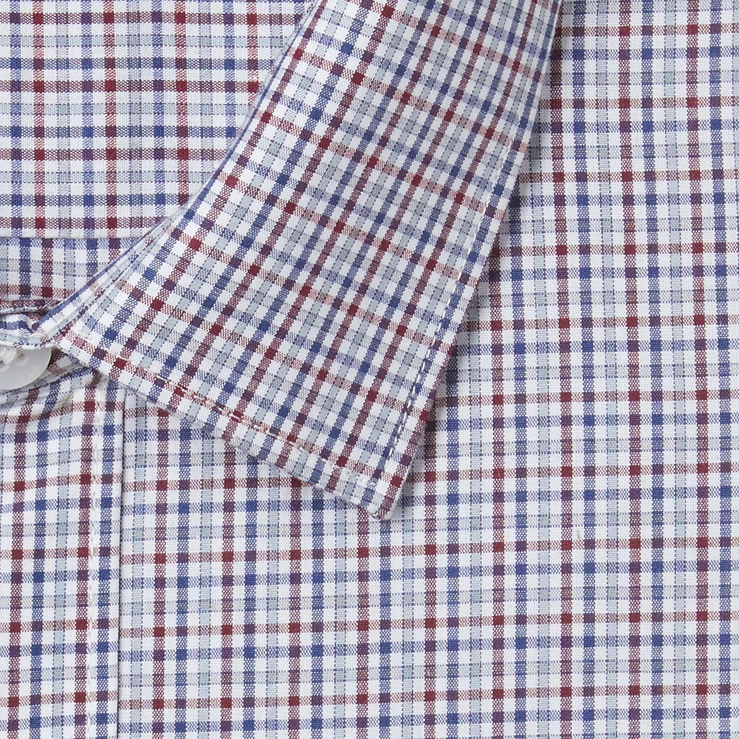 symbol amazon brand men's checkered regular fit business shirts