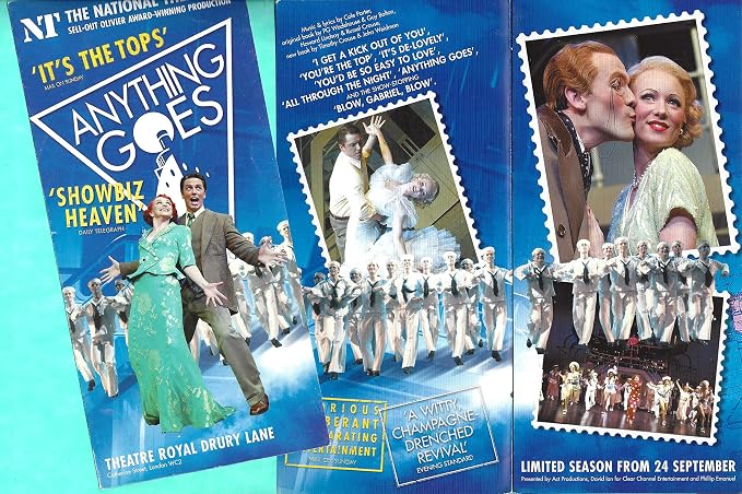 Sally Ann Triplett Anything Goes John Barrowman Cole Porter 2003 London Flyer At Amazon S Entertainment Collectibles Store sally ann triplett anything goes john
