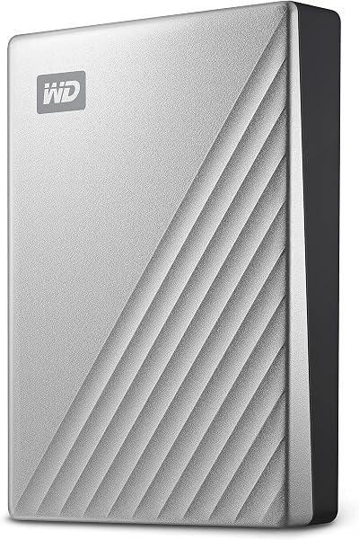 WD 4TB My Passport Ultra Portable External Drive USB-C USB-A Ready