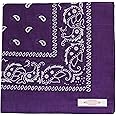 Soophen One Dozen Cowboy Bandanas 100% Cotton 22 x 22 inch