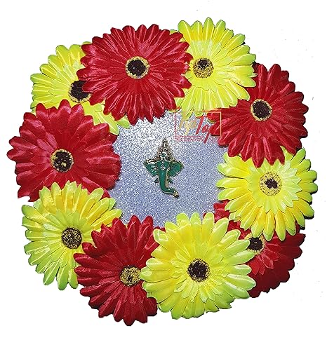Buy Tiptop Decoration Lord Ganesh Flower Wall Hanging Dome 1