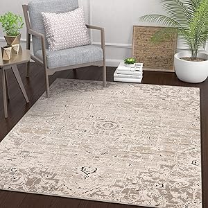 Well Woven Tabitha Ivory Vintage Medallion Area Rug 8x11 (7'10