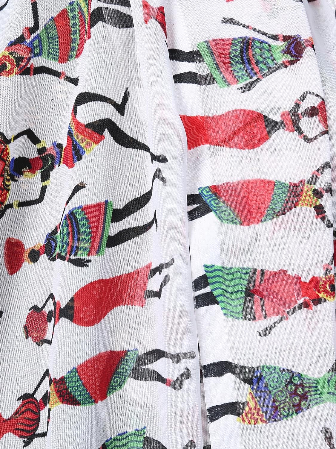 tribal ladies print georgette dupatta